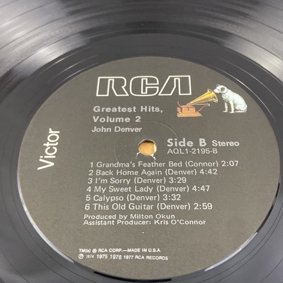 John Denver’s Volume Two Greatest Hits RCA Records Vinyl Record LP - Picture 6 of 7
